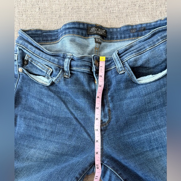 Judy Blue High Rise Straight Leg Stretch Jeans Size 11 - Picture 5 of 7